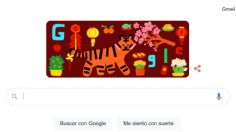 Google celebra el "Año Nuevo Chino" 2022 con su tradicional doodle dedicado al Tigre