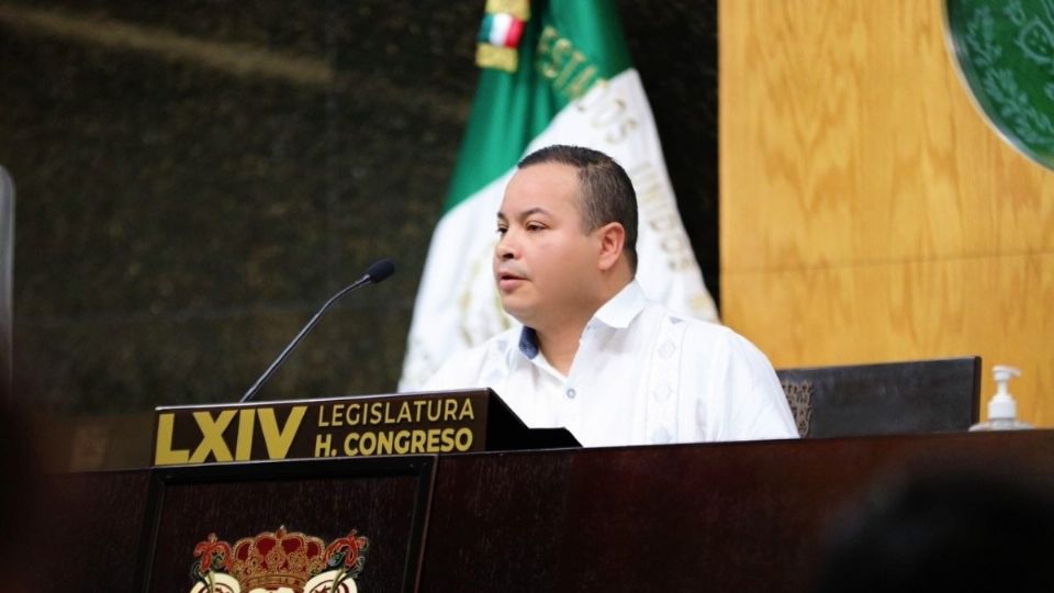 Alejandro Gómez Cazarín, presidente de la Junta de Gobierno del Congreso del Estado de Campeche. Foto: Archivo