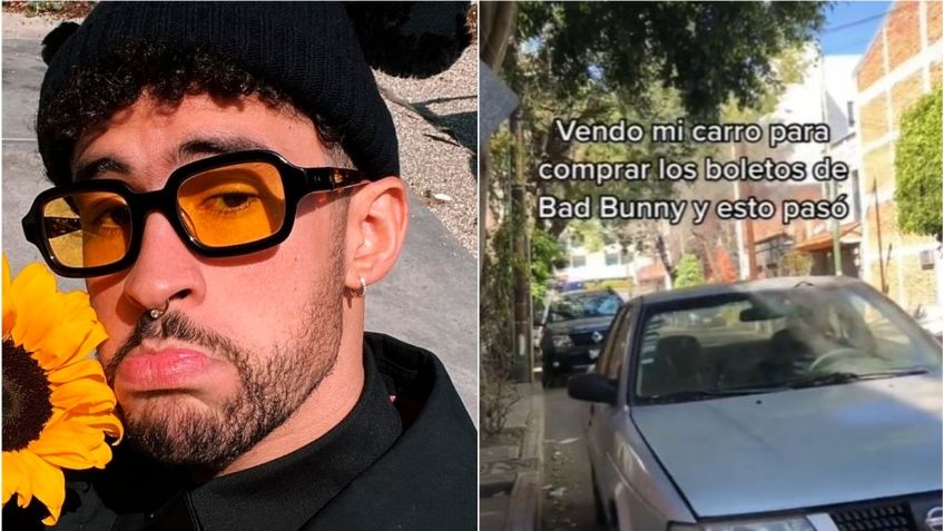 Bad Bunny: Joven vende su carro por un boleto, no alcanza y se vuelve viral en TikTok