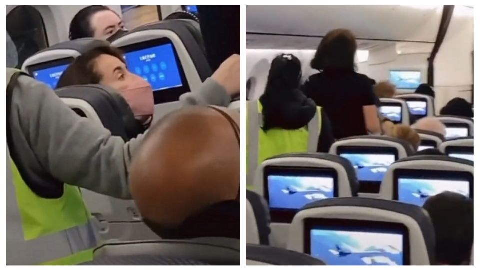 Una mujer fue apodada 'Lady Aeroméxico' porque supuestamente no quiso viajar en clase turista (Foto: Twitter)