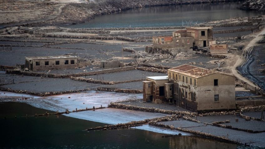 Aparece un PUEBLO FANTASMA en España tras la brutal sequía I FOTOS