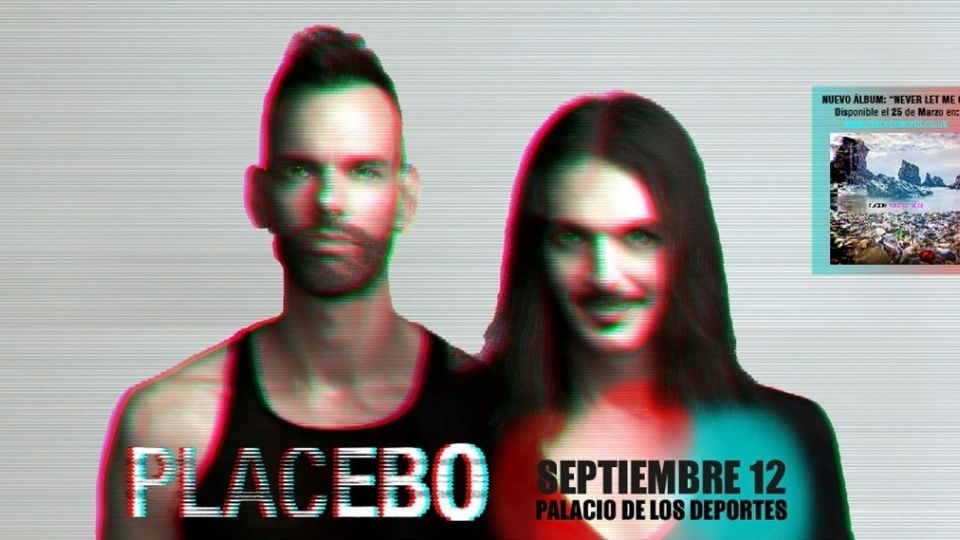 La banda británica anunció su regreso a México en septiembre. | Foto: Twitter @PLACEBOWORLD