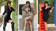 Pensativa y divina, así luce Maribel Guardia con este sexy vestido verde | FOTO