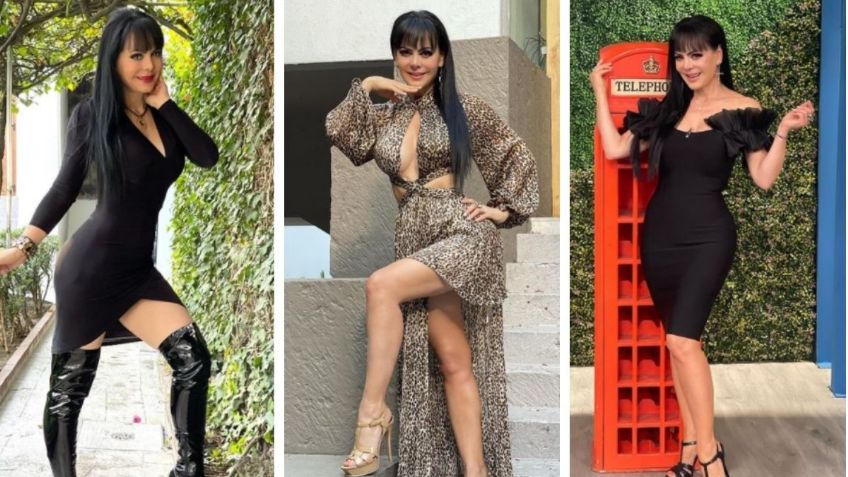 Pensativa y divina, así luce Maribel Guardia con este sexy vestido verde | FOTO