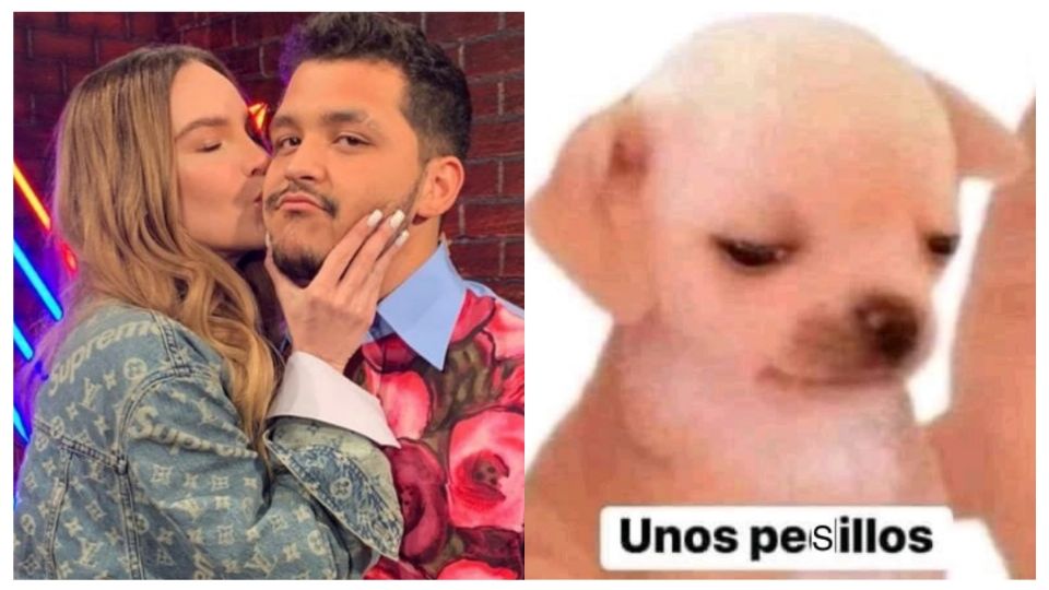 Belinda y Christian Nodal desataron dolorosos y divertidos memes. | Foto: Especial