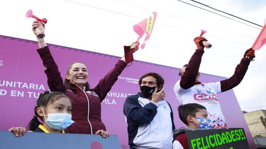 Claudia Sheinbaum encabeza carrera del Amor en Iztapalapa