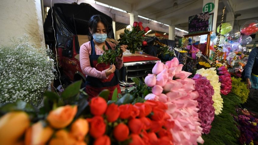 Día del Amor y la Amistad: Venta de flores es escasa por miedo a altos precios