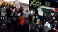 ¡Se dieron con todo! Carnaval en Morelos terminó en brutal pelea campal | VIDEO