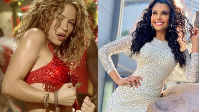 Kristal Silva se cubre de lodo al imitar a Shakira y le gana con abs de acero y mini cintura: VIDEO