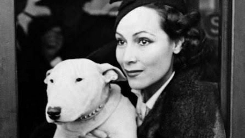 Dolores del Río: FOTO inédita junto a su perro conmueve a los fans de la actriz del Cine de Oro