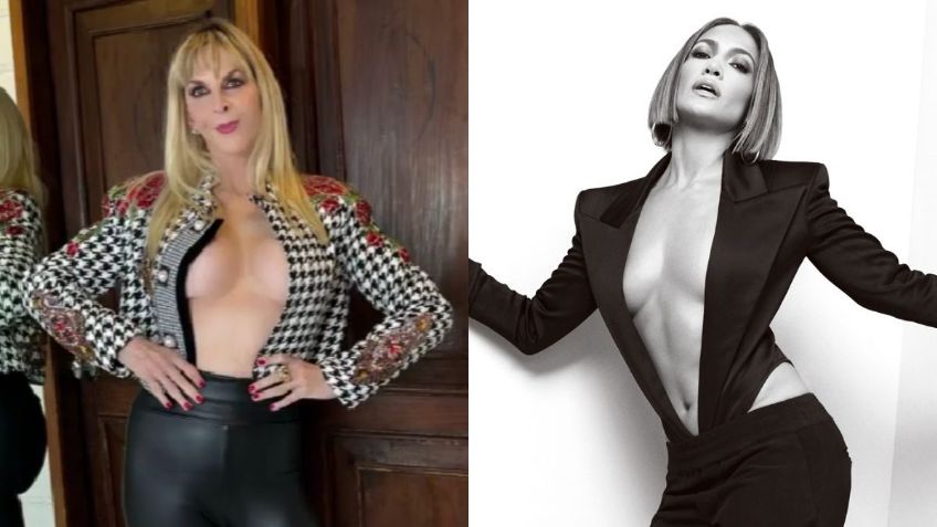 Shanik Berman luce atrevido escote al estilo de Jennifer Lopez; asegura que JLo la envidiaría | VIDEO