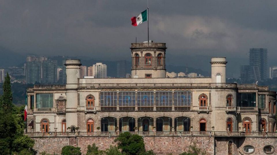 Imagen desde el aire del famso e historico Castillo de Chapultepec. Foto: Especial