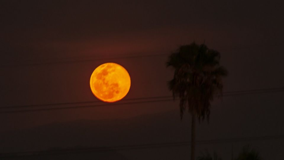 Así se ve la luna desde Cuernavaca (Foto: Twitter @Oscar_Dorantes)