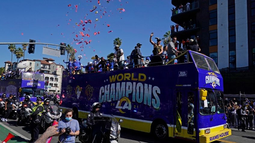 NFL: Los Rams gozan de un carnaval en Los Ángeles