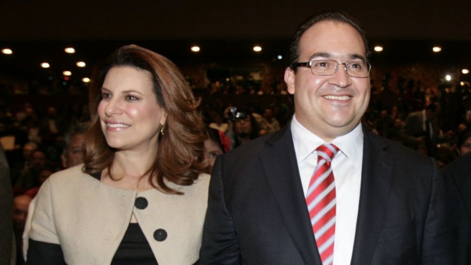 Karime Macías y Javier Duarte, exgobernador de Veracruz. Foto: Especial