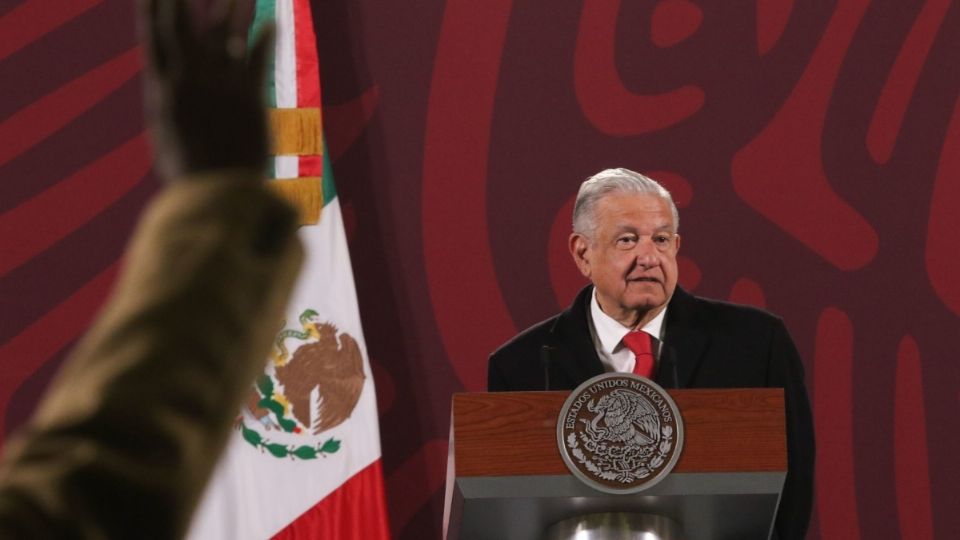 El presidente López Obrador sostuvo la reunión de seguridad este jueves en Tijuana. FOTO: Cuartoscuro 