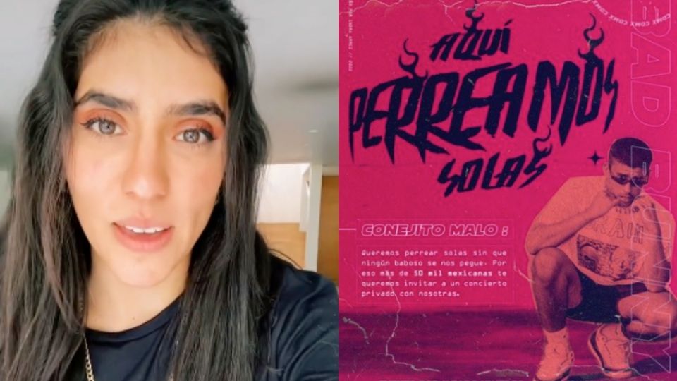 Mujeres quieren perrear solas con Bad Bunny. Foto: Especial