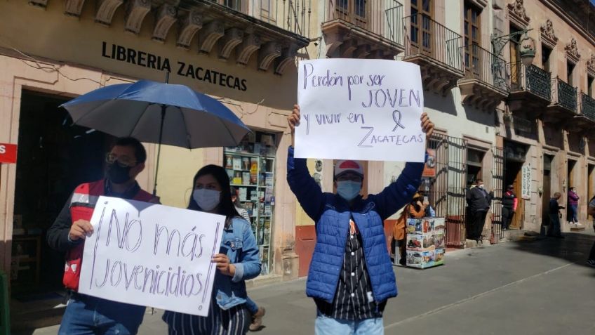 Protestan en Zacatecas para exigir paz y justicia