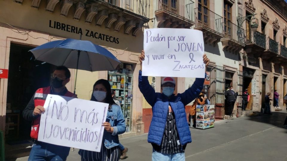 La manifestación concluyó en la Plaza de Armas. Foto: Especial