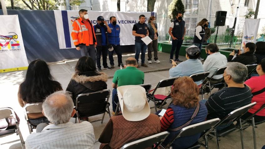 Alcaldía Miguel Hidalgo capacita unidades habitacionales en materia de protección civil