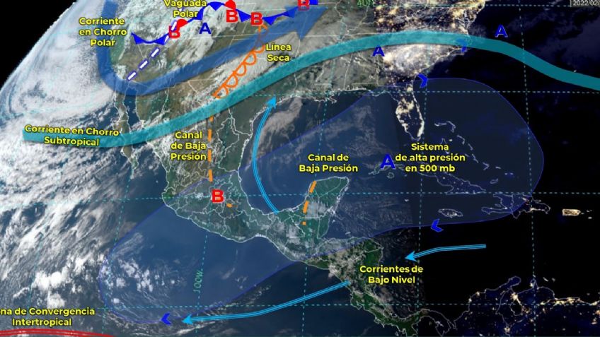 Frente Frío: Estos son los estados que tendrán lluvias, caída de nieve y fuertes rachas de viento