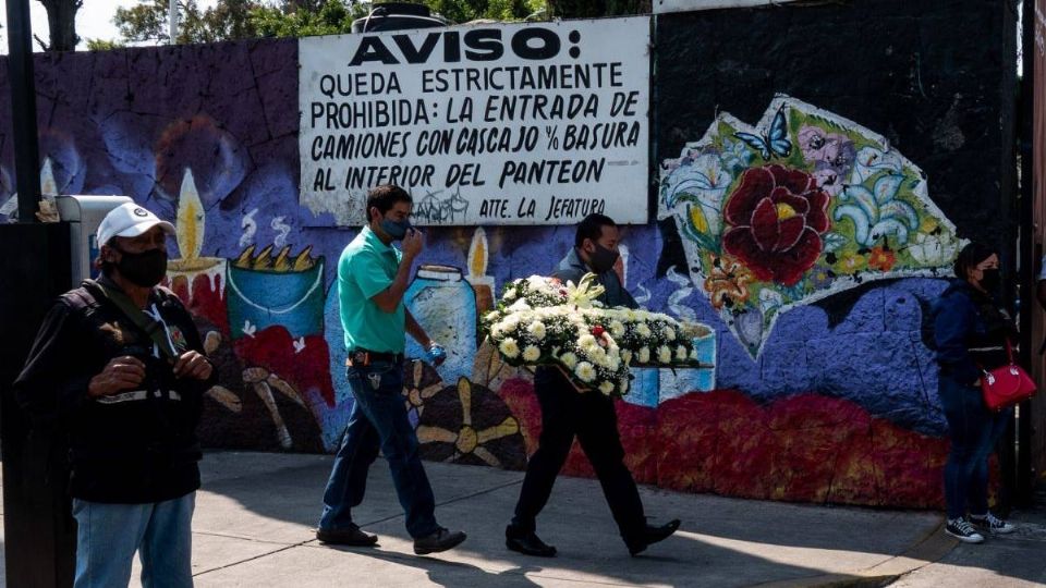 El cadáver del bebé Tadeo fue robado del panteón San Nicolás Tolentino en la CDMX. Foto: Cuartoscuro