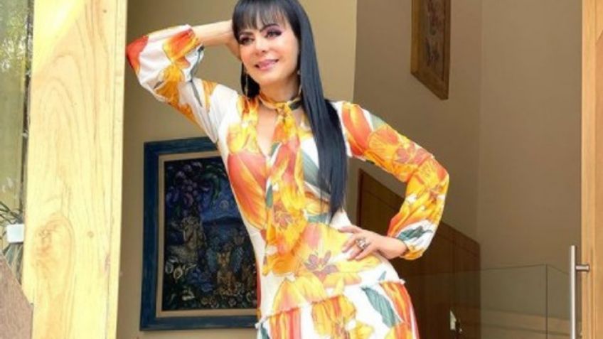 Maribel Guardia presume piernas de infarto en un ajustado vestido rosa | FOTO