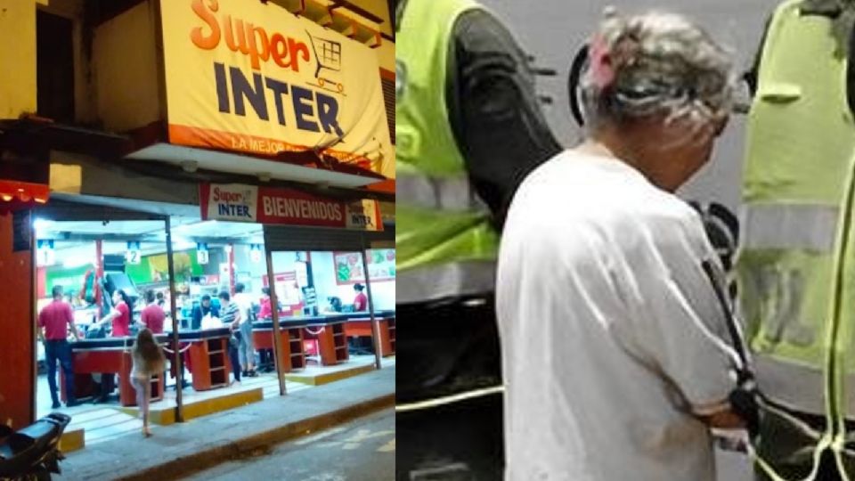 La abuelita aseguró que tomó el arroz porque tenía hambre. (Fotos: @ARTEROS6 y @RandyCorreaVE)