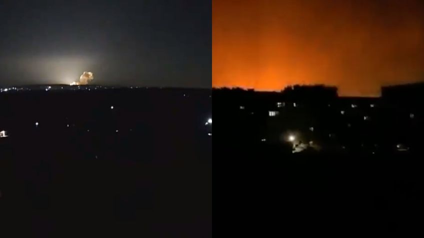 Rusia invade Ucrania: Los IMPACTANTES videos de los primeros bombardeos