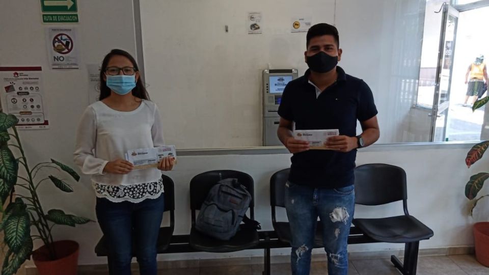 Jóvenes reciben su pago correspondiente a la Beca del Bienestar, Foto: Gobierno de México