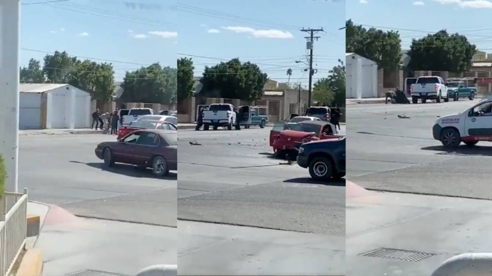 El secuestro de un hombre a manos de un grupo armado fue captado en video en Sonora. Foto: Especial