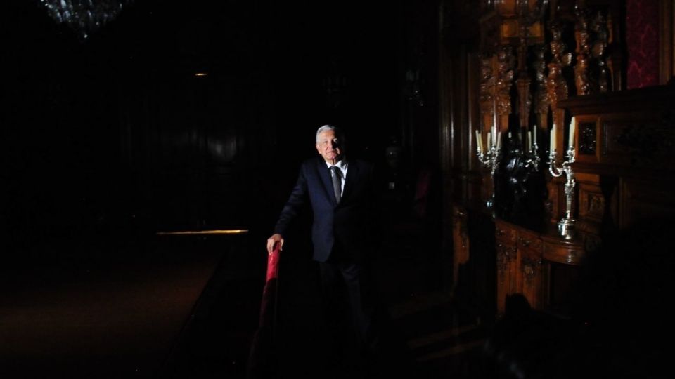 López Obrador ofreció un recorrido a reporteros y fotógrafos que cubren la fuente presidencial. Foto: Cuartoscuro