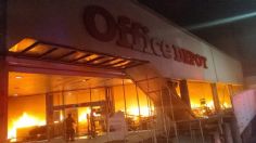 Incendio consume un Office Depot en la alcaldía Álvaro Obregón | VIDEOS