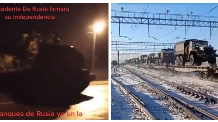 Guerra Rusia - Ucrania: Así se ve el conflicto armado en TikTok | VIDEO