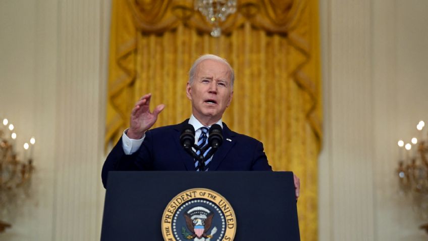 "Invasión de Ucrania no puede ser ignorada, es una amenaza contra la libertad": Biden