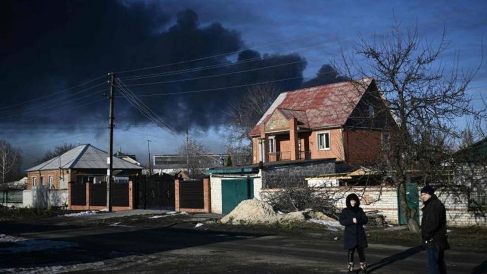 Los bombardeos en Ucrania comenzaron durante la madrugada de este jueves. FOTO: AFP