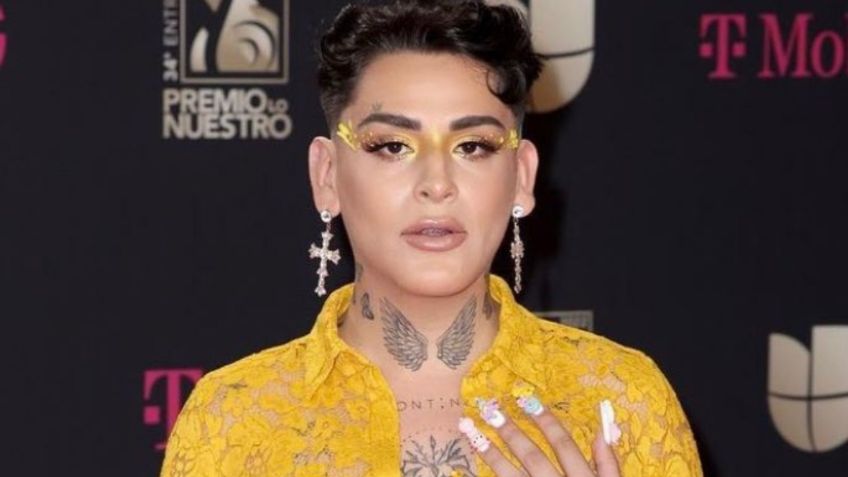 Papi Kunno casi arruina costoso look de Carolina Herrera; estuvo cerca de caerse en los Premios Lo Nuestro