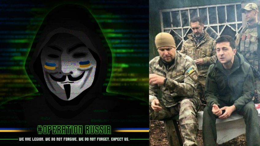 Anonymous amenaza a Putin y le declara "guerra cibernética" con hackeos en TV y radio