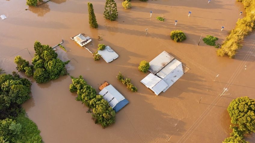 Las impactantes fotos de las inundaciones en Australia; van 8 muertos y miles de damnificados