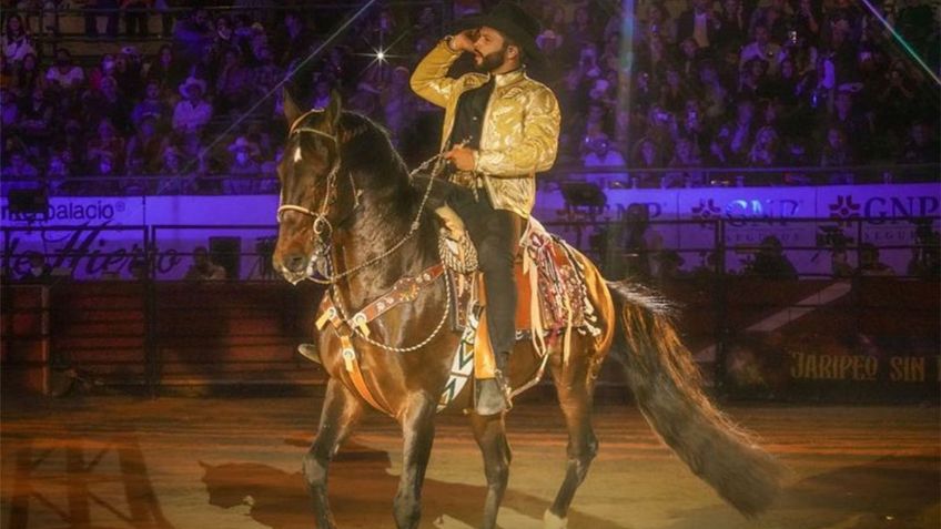 Leonardo Aguilar además de cantar también es muy bueno para la charrería: VIDEO