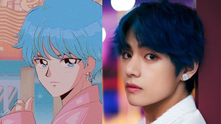 Bangtan: V versión anime enamora el ARMY de BTS, luce guapísimo | FOTOS