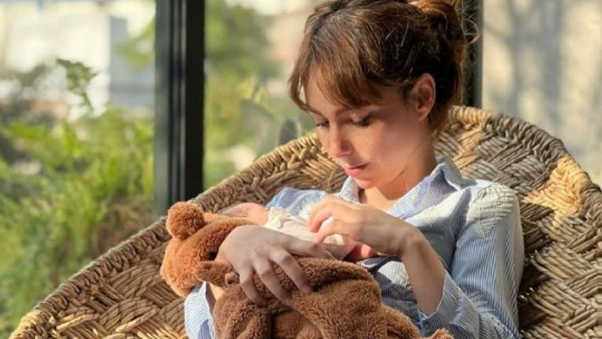 Natalia Téllez es la mamá más feliz y esta nueva FOTO junto a su bebé lo comprueba