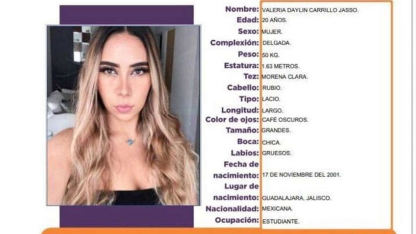 ¿La has visto? Continúa búsqueda de Valeria Carrillo Jasso, joven desaparecida en Los Cabos