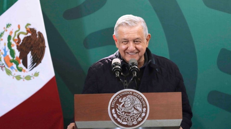 El presidente López Obrador durante la conferencia Mañanera. FOTO: Cuartoscuro