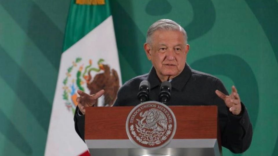 El presidente López Obrador durante su conferencia Mañanera desde Tlaxcala. FOTO: Cuartoscuro