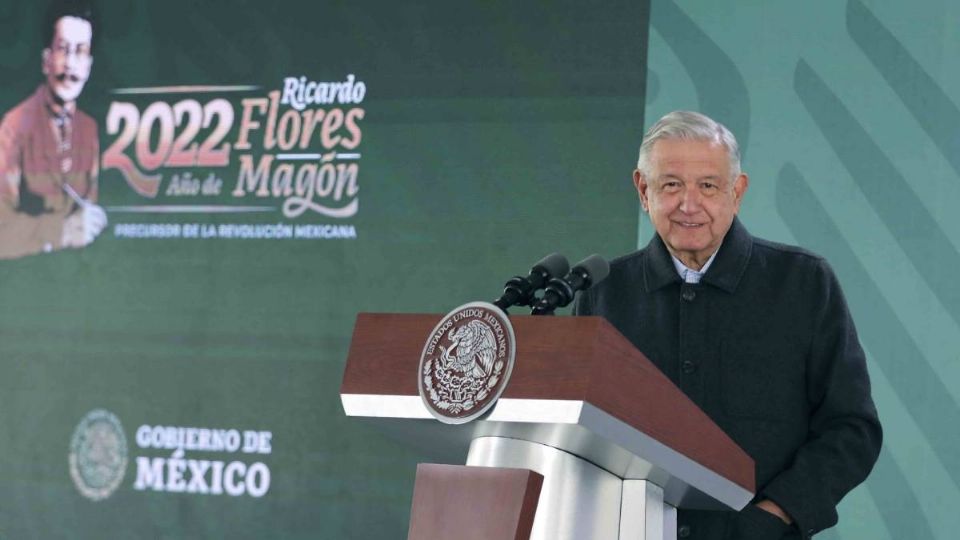 AMLO durante su tradicional conferencia Mañanera. Foto: Presidencia