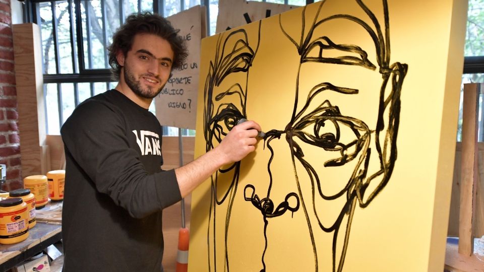 CREADOR. Otto jamás pensó dedicarse al arte formalmente. (Foto:  Guillermo  O'Gam)