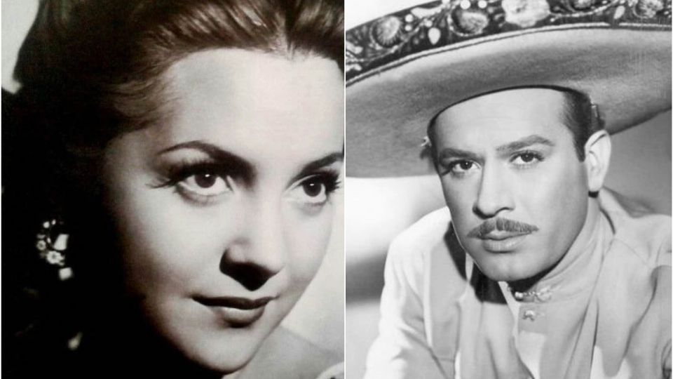 Pedro Infante y Carmelita González trabajaron juntos en 'Los hijos de María Morales' Foto: Especial