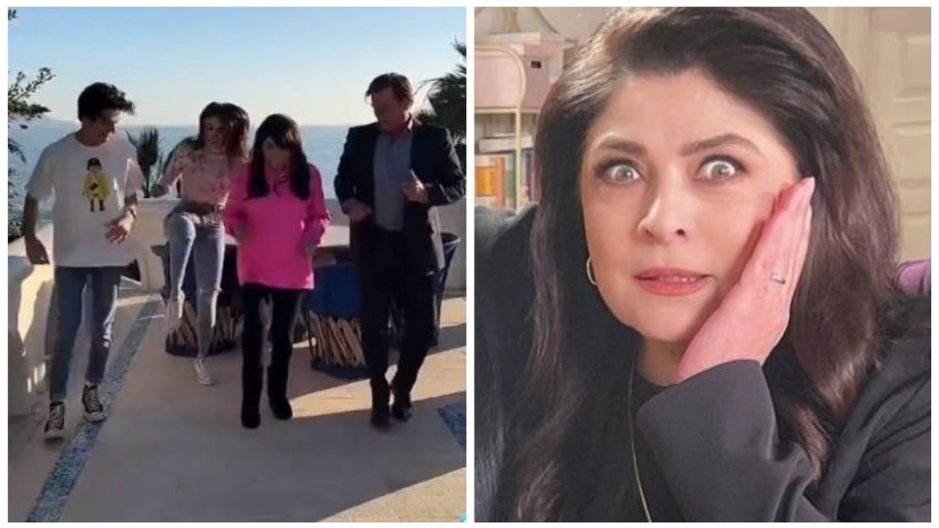 Victoria Ruffo conquista TikTok "rompiendo el tacón contra el piso" al ritmo de 'Los Tucanes de Tijuana': VIDEO