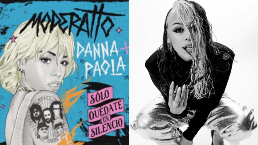 'Sólo quédate en silencio' el cover con el que Danna Paola une su voz con Moderatto